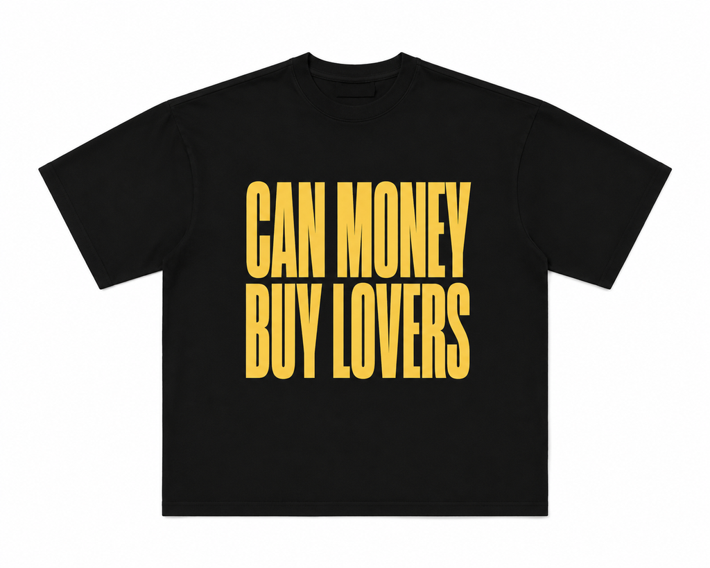 Black Unisex Box Fit Tee